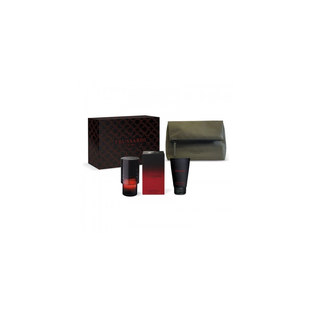 Trussardi Primo Uomo - Eau De Parfum 100 Ml + Shampoo & Shower Gel 100 Ml + Beauty Case 