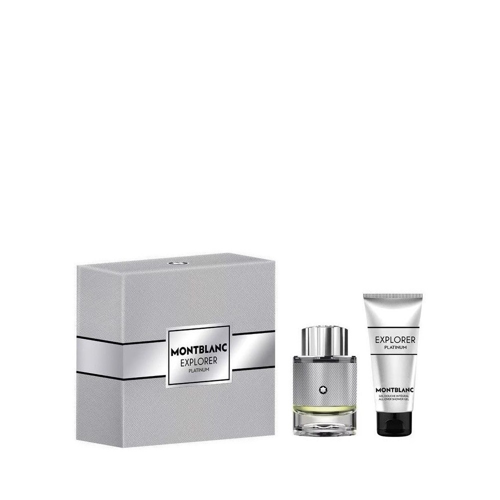 Mont Blanc Explorer Platinum - Eau De Parfum 60 Ml + Shower Gel 100 Ml 