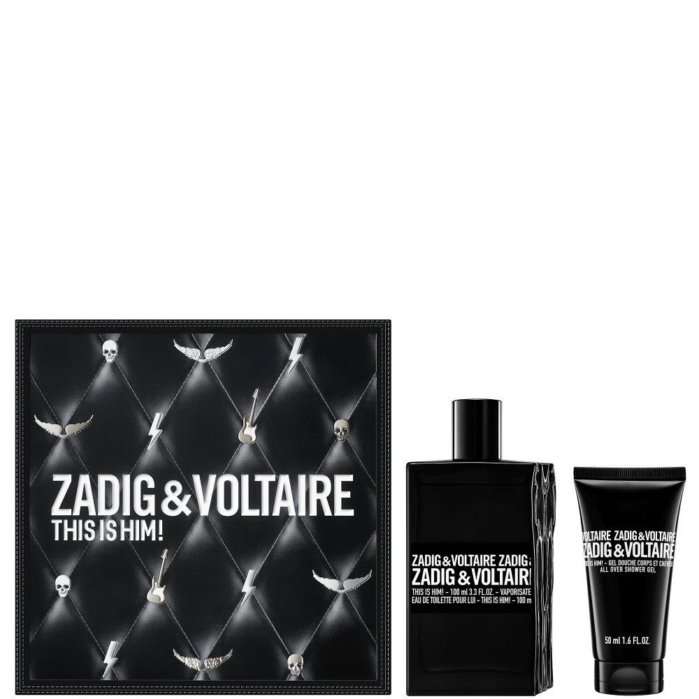 Zadig & Voltaire This Is Him - Eau De Toilette Uomo 100 Ml + Gel Doccia 50 Ml 