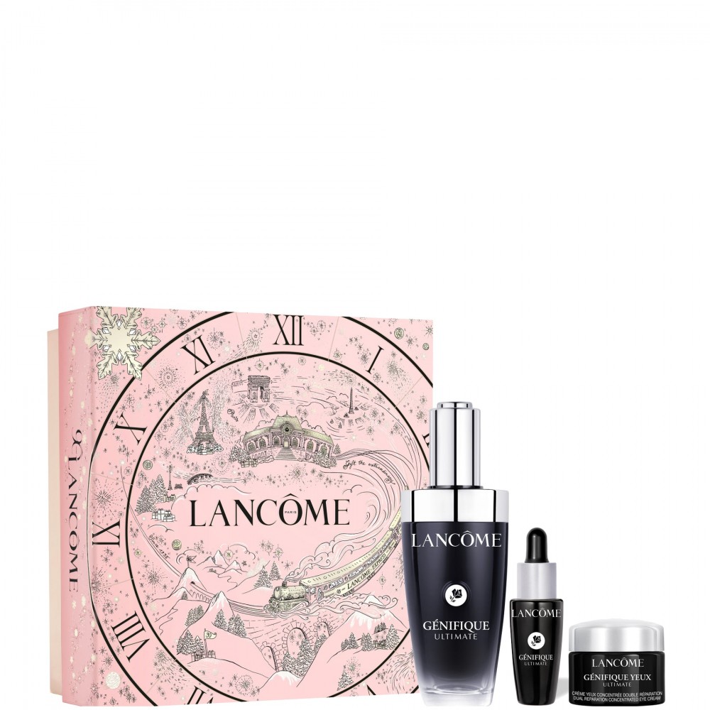Lancome Genifique Ultimate - Siero Viso 50 Ml + Siero Viso 10 Ml - Contorno Occhi 5 ml 