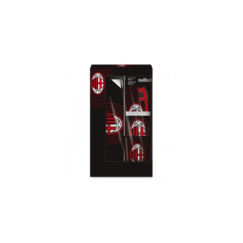 Milan Cofanetto Oral Care Set - Spazzolino + Dentifricio + Bicchiere + Astuccio 