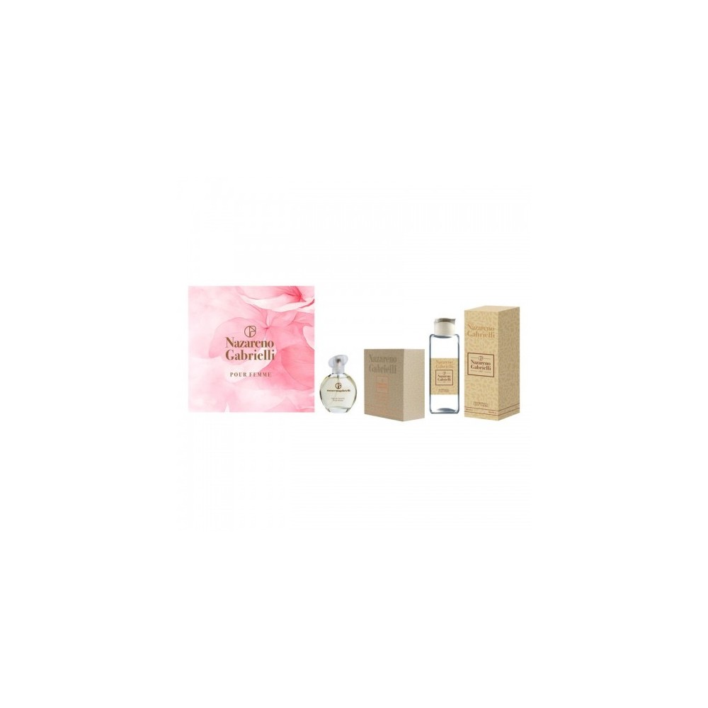 Nazareno Gabrielli Pour Femme - Eau De Toilette 100 Ml Spray + Shower Gel 400 Ml 