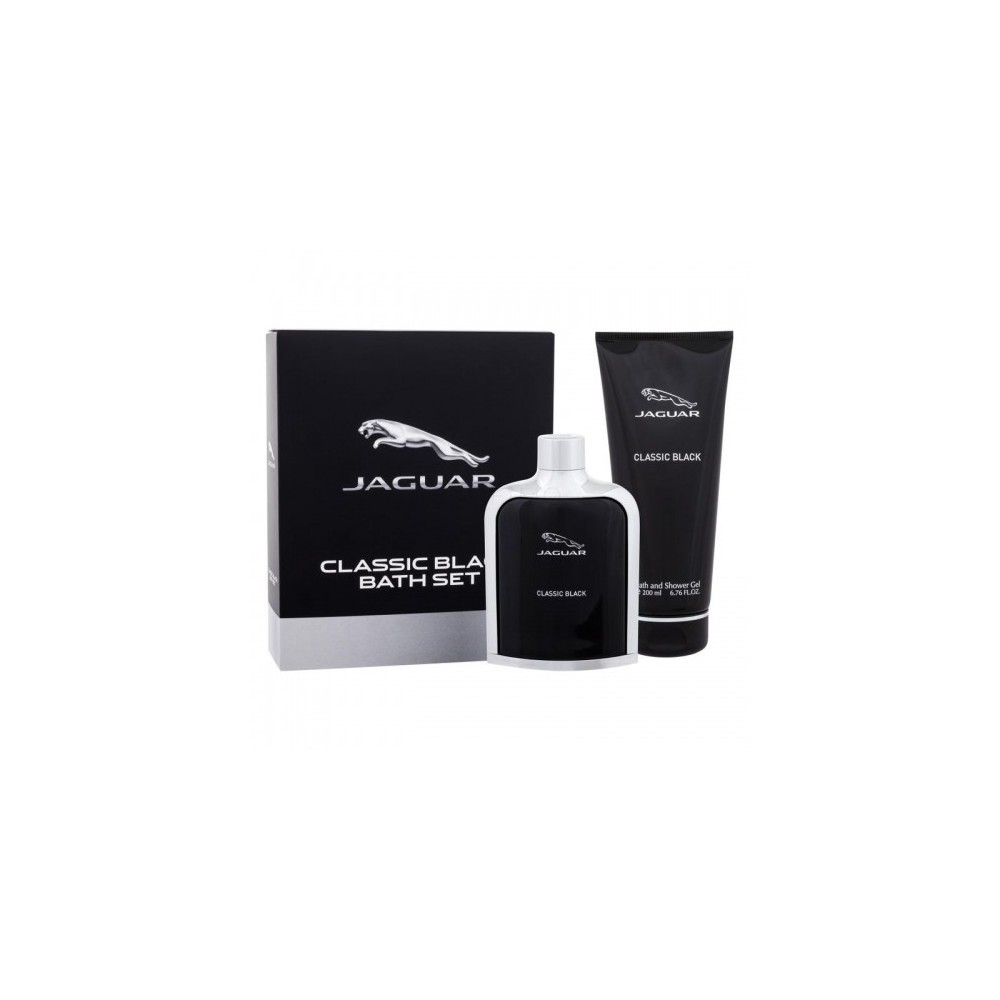 Jaguar Classic Black Bath Set - Eau De Toilette Uomo 100 Ml Vapo + Gel Doccia 200 Ml 