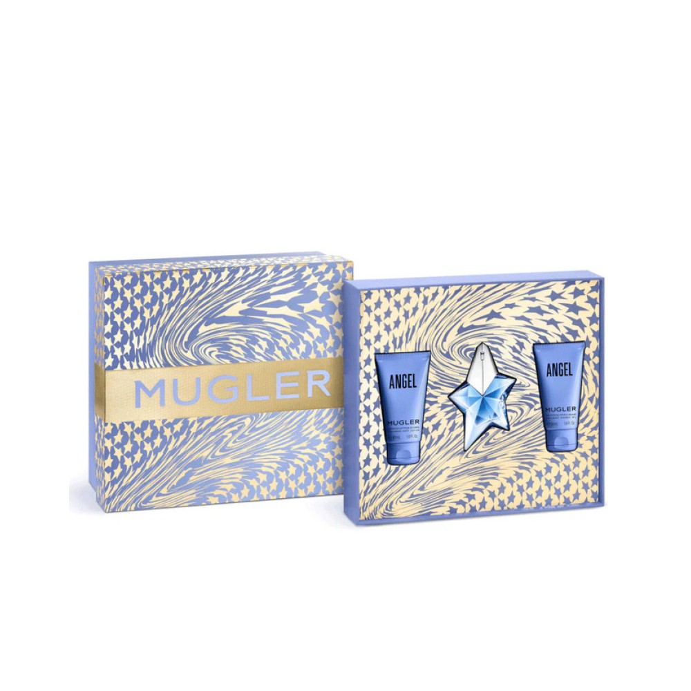 Mugler Angel - Eau De Parfum 25 Ml + Lozione Corpo 50 Ml + Gel Doccia 50 Ml 