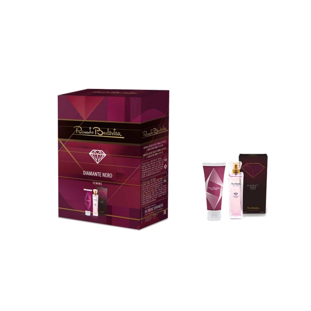 Balestra Diamante Nero Pour Femme - Eau De Parfum 100 Ml + Body Lotion 100 Ml 