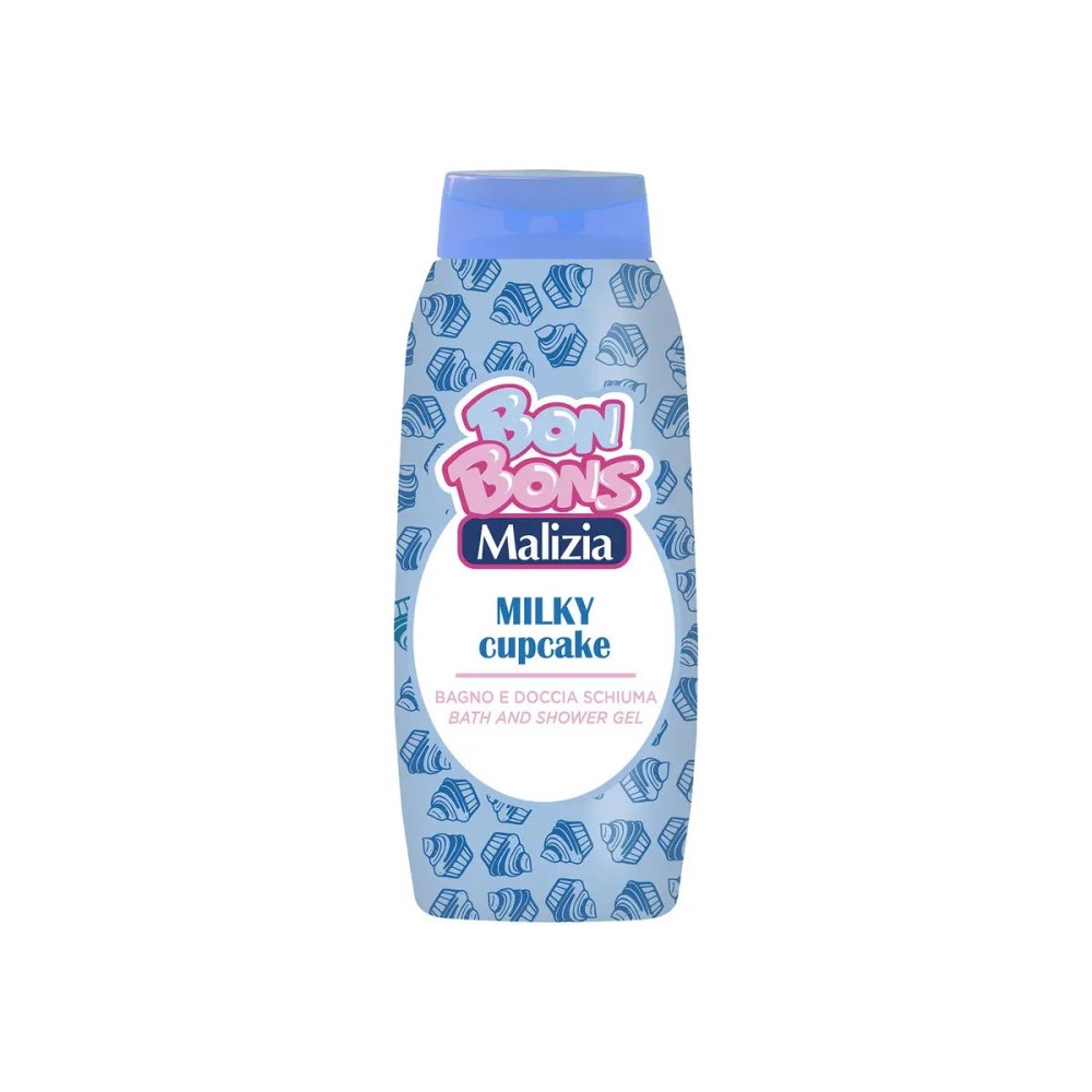 Malizia Bon Bons Milky Cupcake - Bagno E Doccia Schiuma 500 Ml 