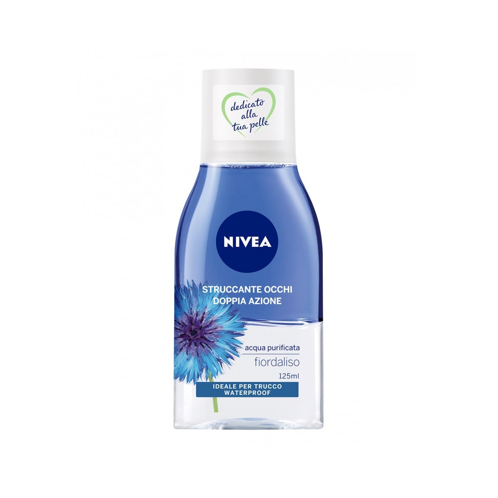 Nivea Acqua Purificata Fiordaliso - Struccante Occhi Doppia Azione 125 Ml 