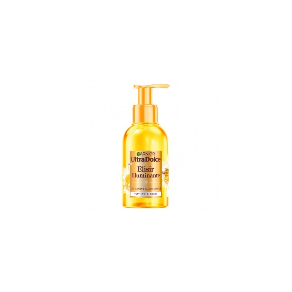 Garnier Ultra Dolce Elisir Illuminante - Siero Schiarente ad Azione Graduale alla Camomilla & Miele Di Fiori 120 ml 