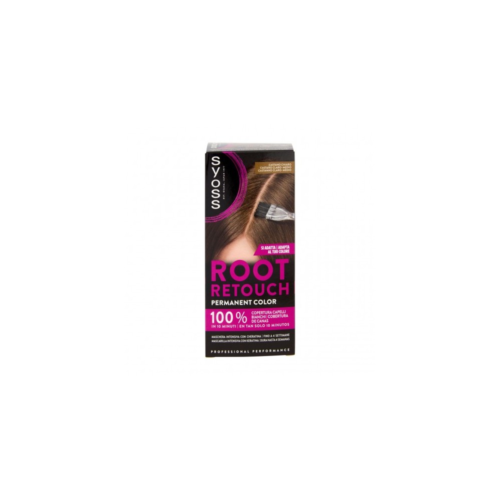 Syoss Root Retouch Permanent Color - Ritocco per ricrescita - Castano Chiaro 