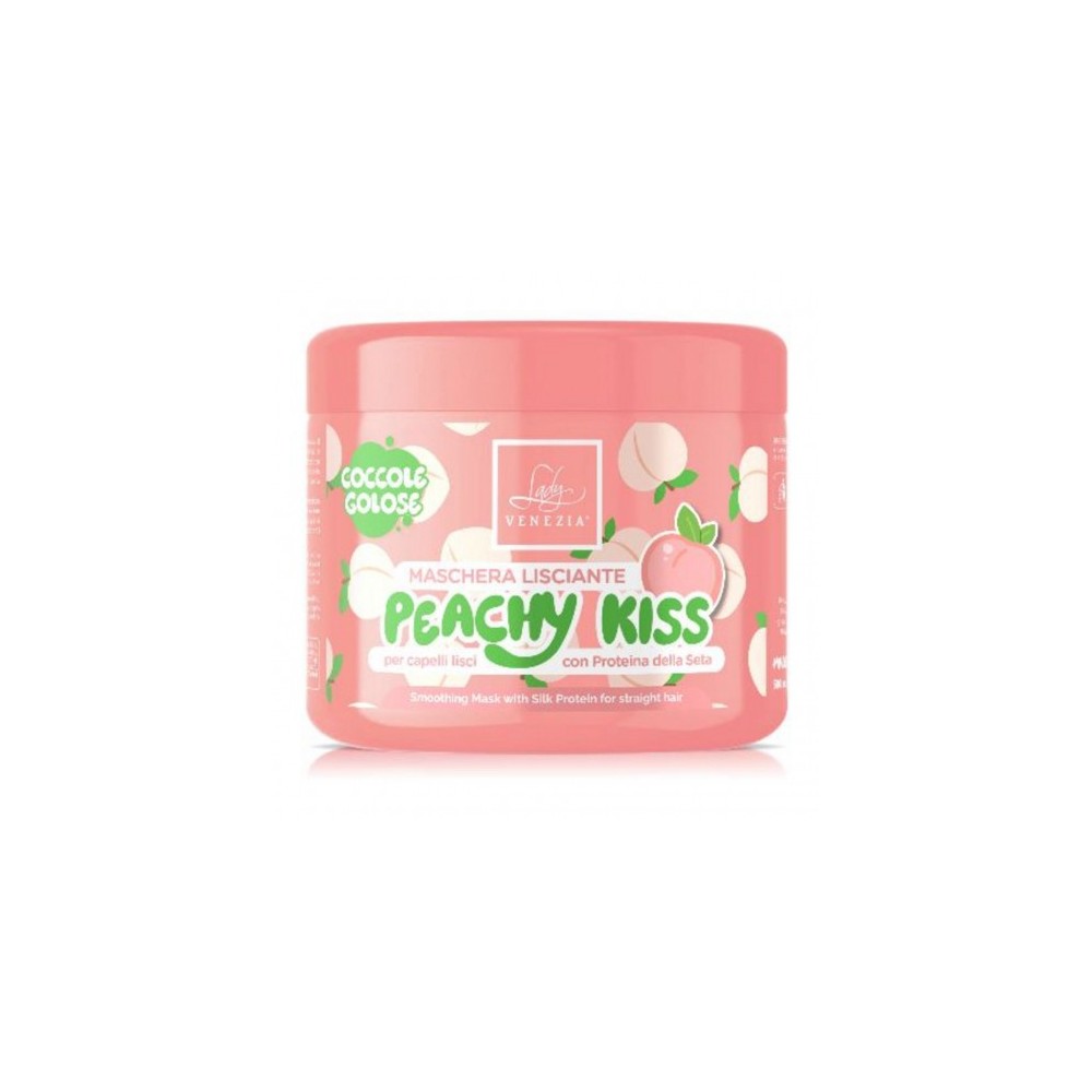 Lady Venezia Peachy Kiss - Maschera Lisciante Per Capelli Lisci 500 ml 