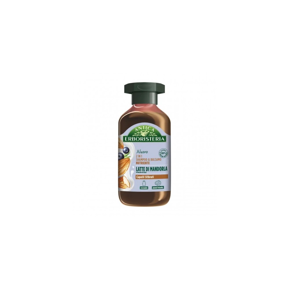 Antica Erboristeria Latte Di Mandorla - 2in1 Shampoo e Balsamo Nutriente 250 ml 