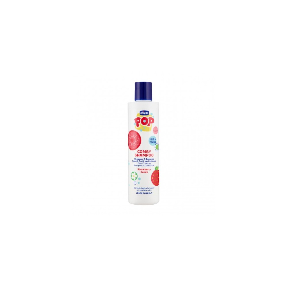 Chicco Pop Comby - Shampoo e Balsamo alla Fragola 250 ml 