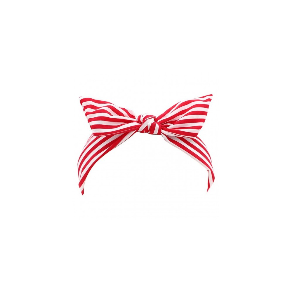 Ib Fashion Hair Cerchietto A Righe Rosso 