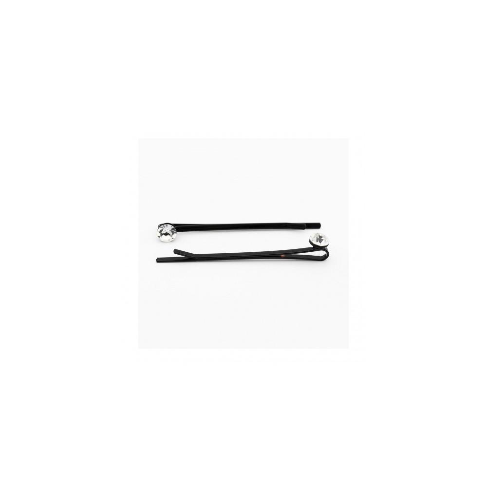 Ib Fashion Hair 390 - 2 Mollette per Capelli Con Strass 