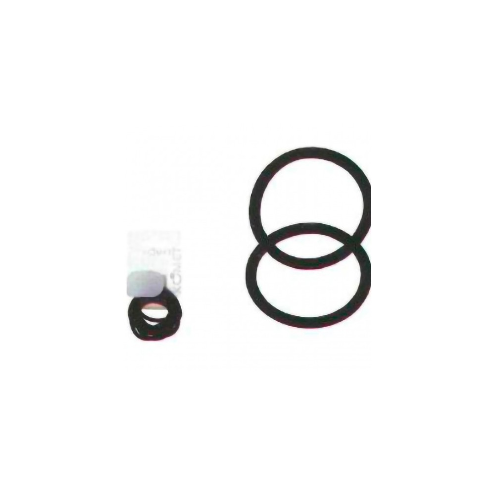 Komet 455 - 12 Elastici Neri Per Capelli 
