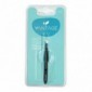 Vantage GM010 - Pinzetta Piatta con Finiture in Canna di Fucile