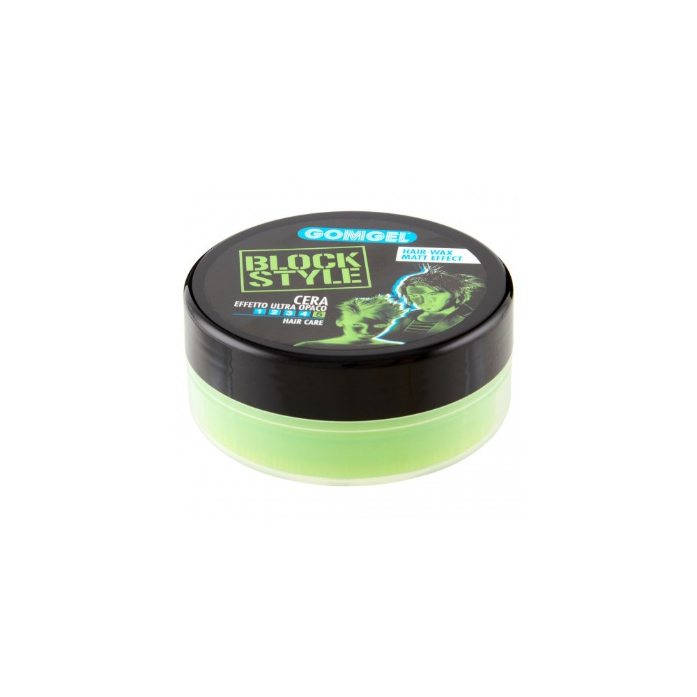 Gomgel Block Style - Cera Effetto Ultra Opaco 100 ml 