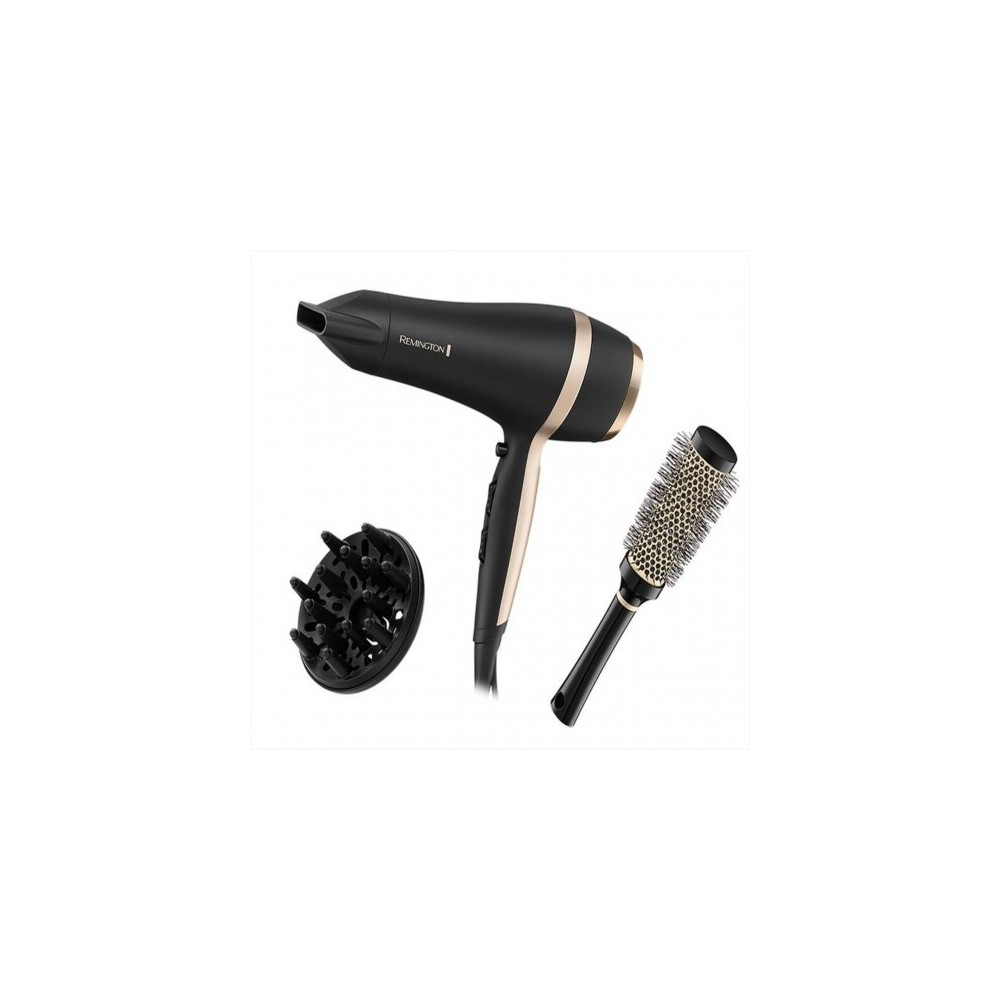 Remington Salon Smooth Giftset - Asciuga capelli Phon 2100W + Spazzola + Diffusore 