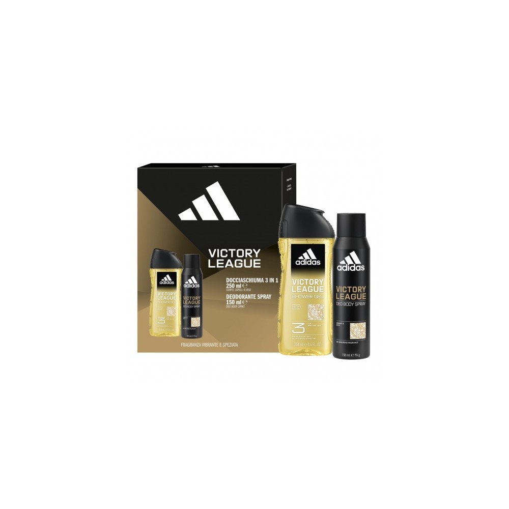 Adidas Victory League - Docciashiuma 250 Ml + Deodorante Spray 150 ml 