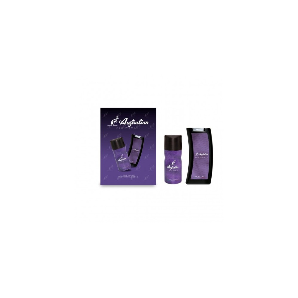 Australian For Woman Viola - Deodorante 150 ml + Shower Gel 250 ml 