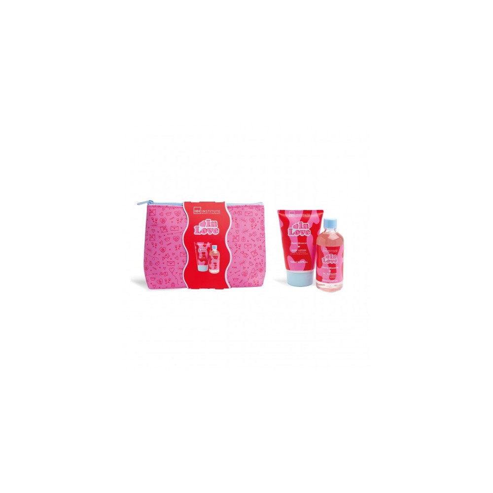 Idc Institute In Love Cherry Blossom - Lozione Corpo 150 Ml + Olio Massaggio 100 Ml + Borsetta 