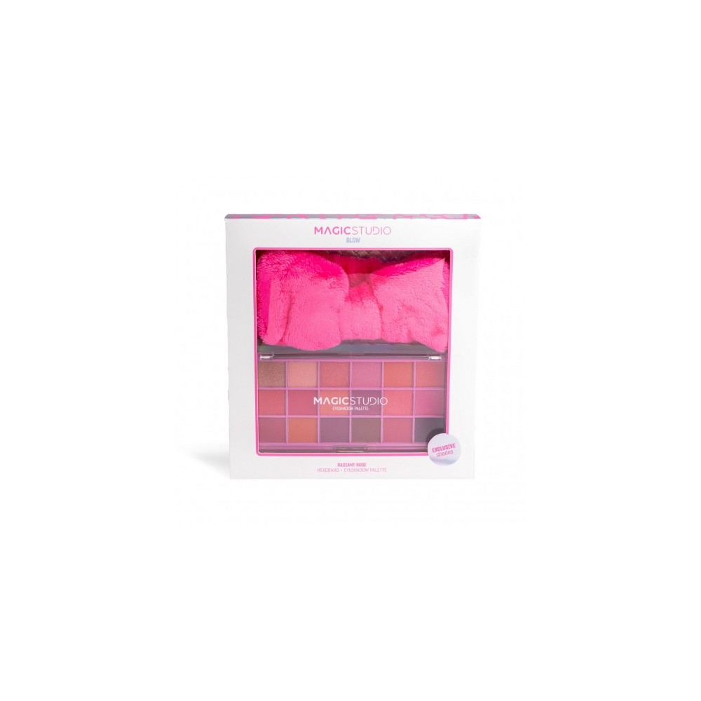 Magic Studio Radiant rose - Fascia per Capelli + Palette Ombretti 