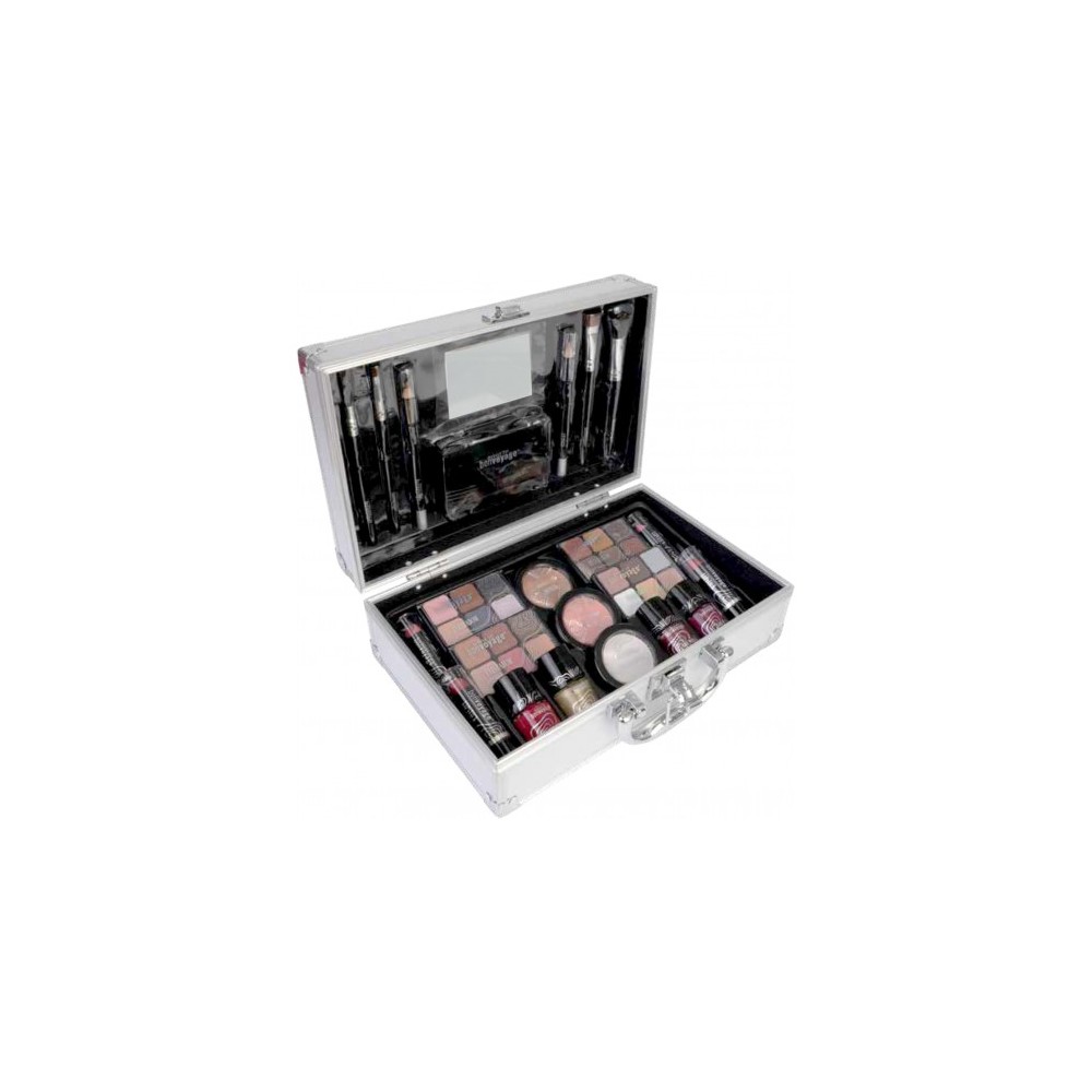 Markwins Bon Voyage - valigetta + assortimento cosmetici viso e occhi + smalti unghie colori e finiture assortite 