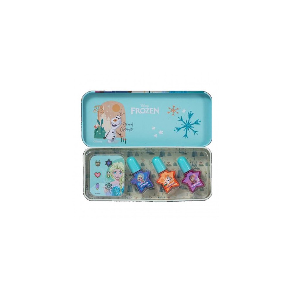 Markwins Disney Frozen Nail Polish Tin - 3 Smalti per Unghie + Adesivi per unghie 