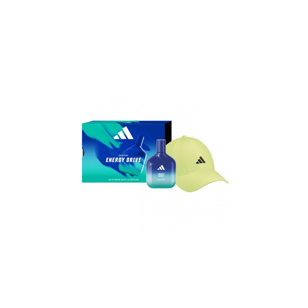 Adidas Vibes Energy Drive - Eau de Parfum 100 ml + Cappello 