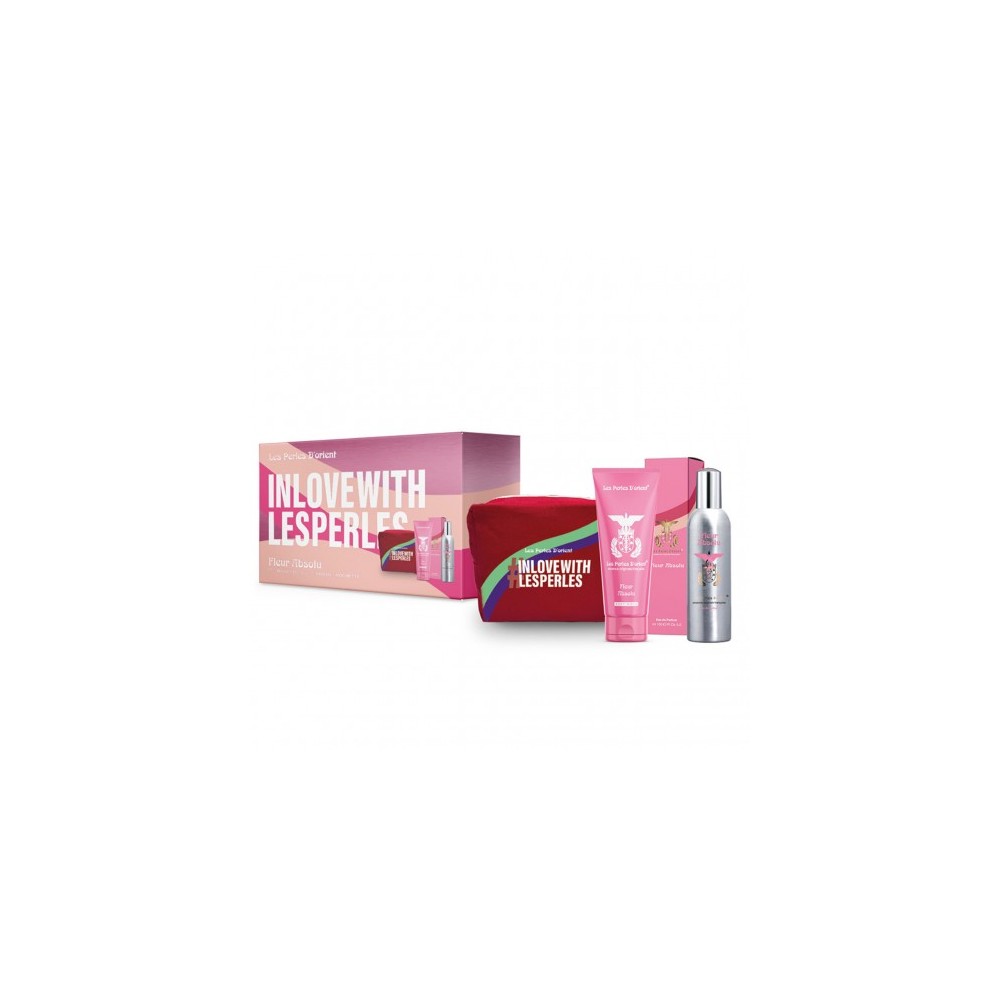 Les Perles D'Orient Fleur Absolu - Eau de Parfum 150 ml + Bagno Schiuma 100 ml + Beauty Case 