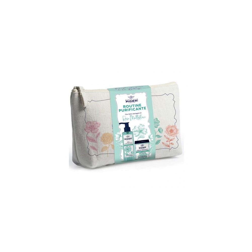Acqua Alle Rose Routine Purificante - Gel Lavaviso Purificante 200 ml + Crema Viso Idratante 50 ml 