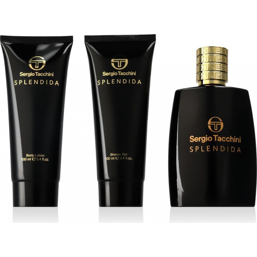 Sergio Tacchini Splendida - Eau de Toilette Donna 100 ml + Shower Gel 100 ml + Body Lotion 100 ml 
