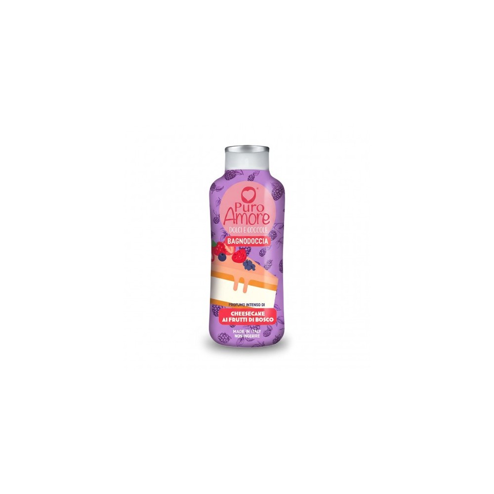 Puro Amore Dolci E coccole Cheesecake Ai Frutti di Bosco - Bagnodoccia Profumato 650 ml 