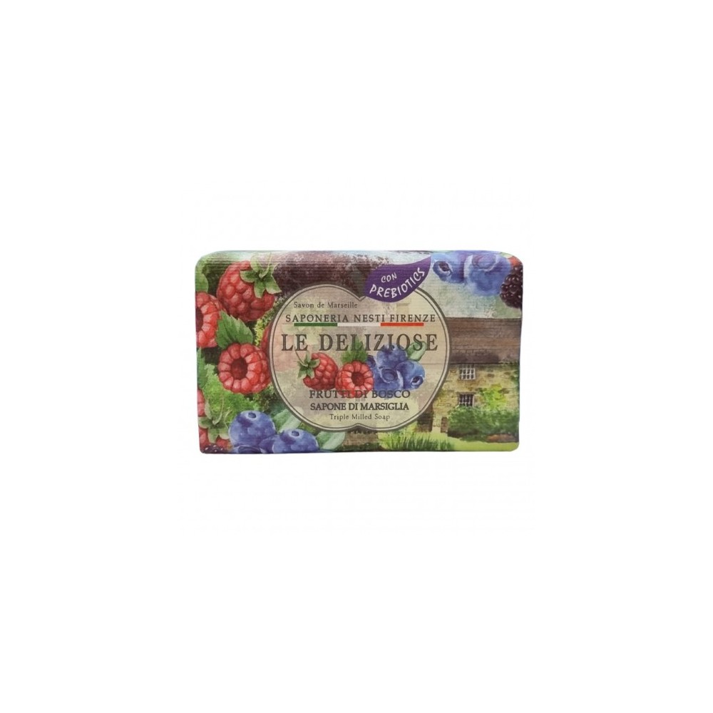 Saponeria Nesti Le Deliziose - Sapone di Marsiglia ai Frutti di Bosco 150 gr 