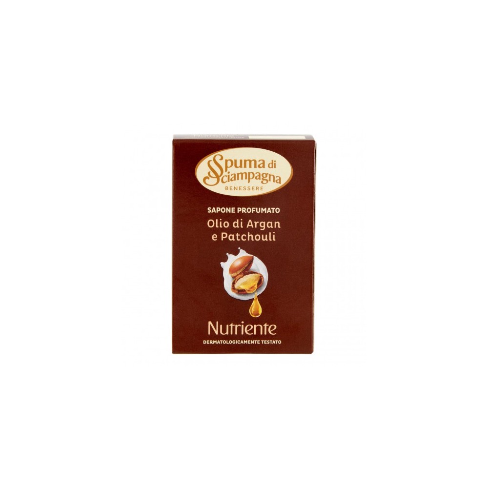 Spuma Di Sciampagna Sapone Profumato Nutriente Con Olio di Argan e Patchouli 90 gr 