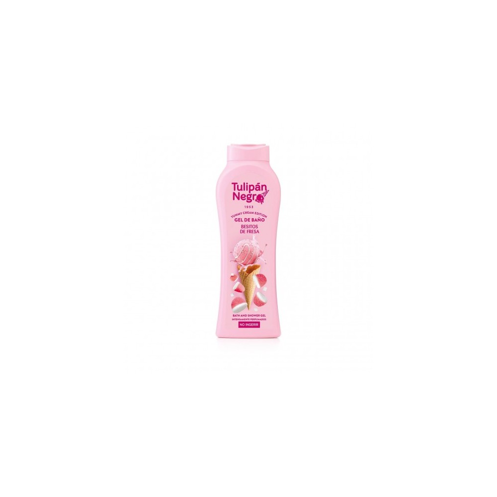 Tulipan Negro Besitos De Fresa - Bagnoschiuma profumato 650 ml 
