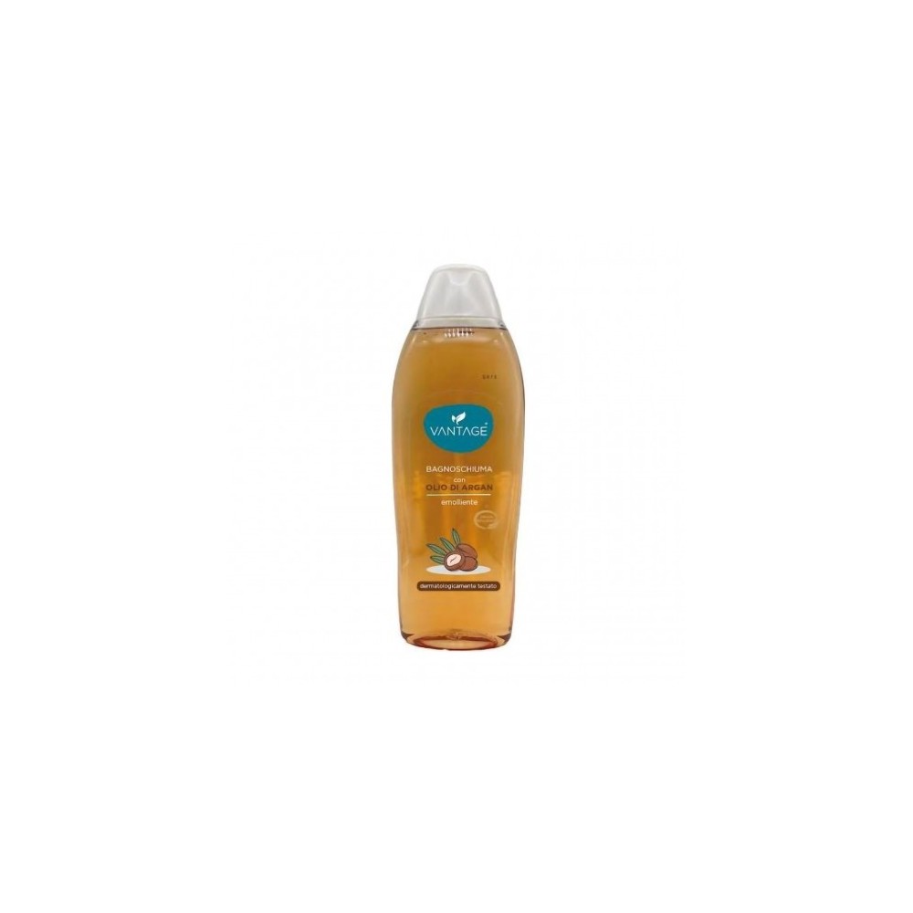 Vantage Bagnoschiuma Con Olio di Argan Emolliente 750 ml 