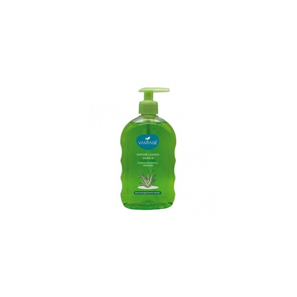 Vantage Sapone Liquido con estratto di Aloe Vera Idratante 500 ml 