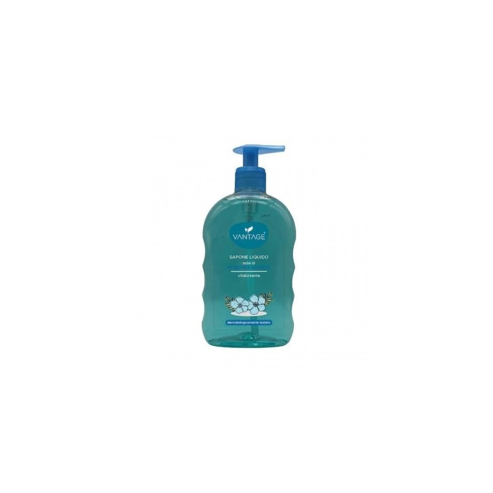 Vantage Sapone Liquido con Note di Muschio Bianco Vitalizzante 500 ml 