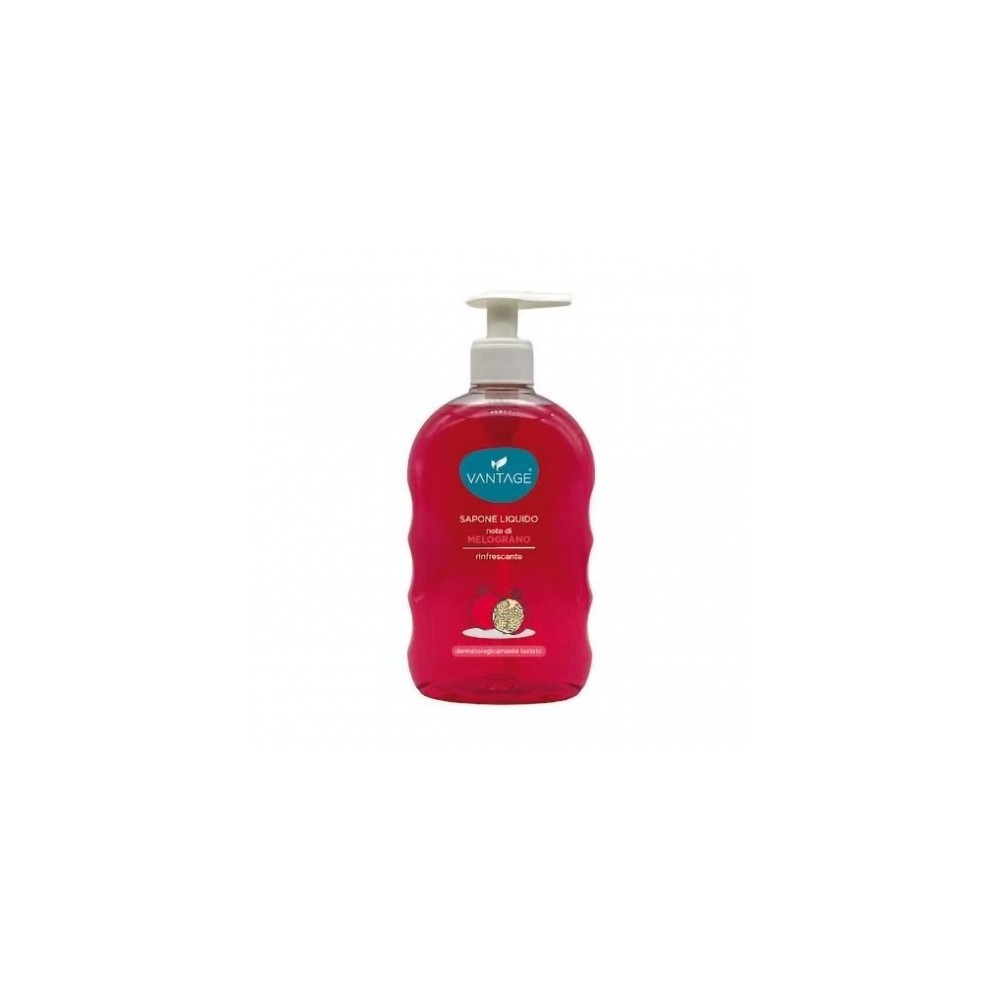 Vantage Sapone Liquido con note di Melograno rinfrescante 500 ml 