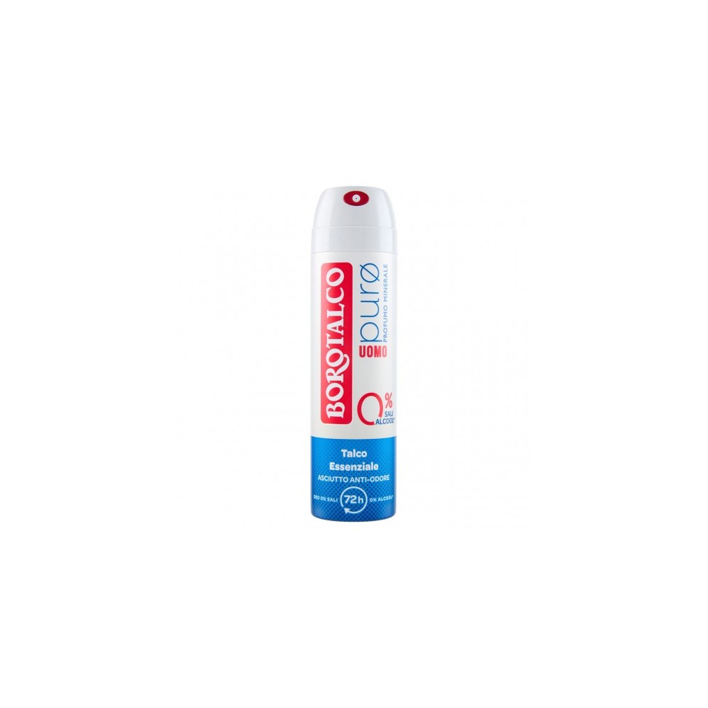 Borotalco Puro Uomo Profumo Minerale - Deodorante Spray 150 ml 