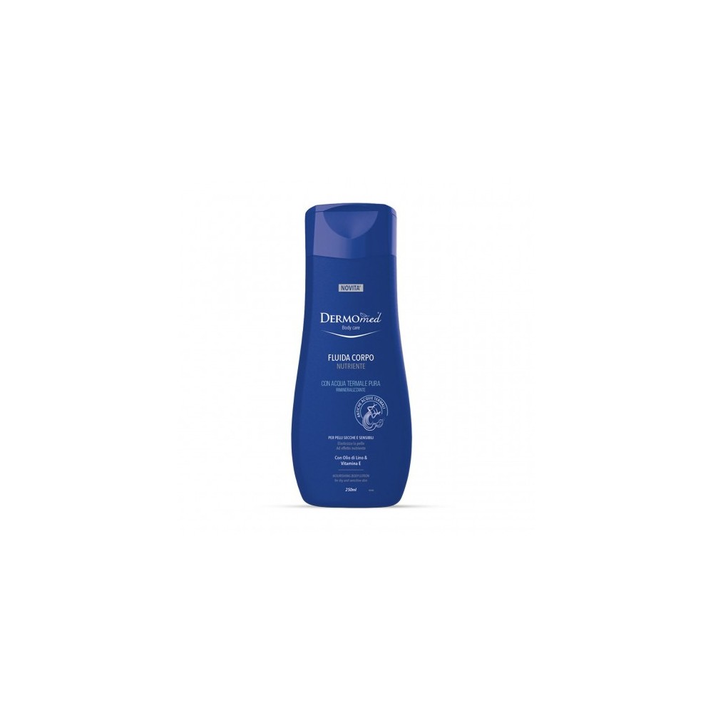 Dermomed Fluida Corpo Nutriente Con Acqua Termale E Pura Rimineralizzante 250 ml 