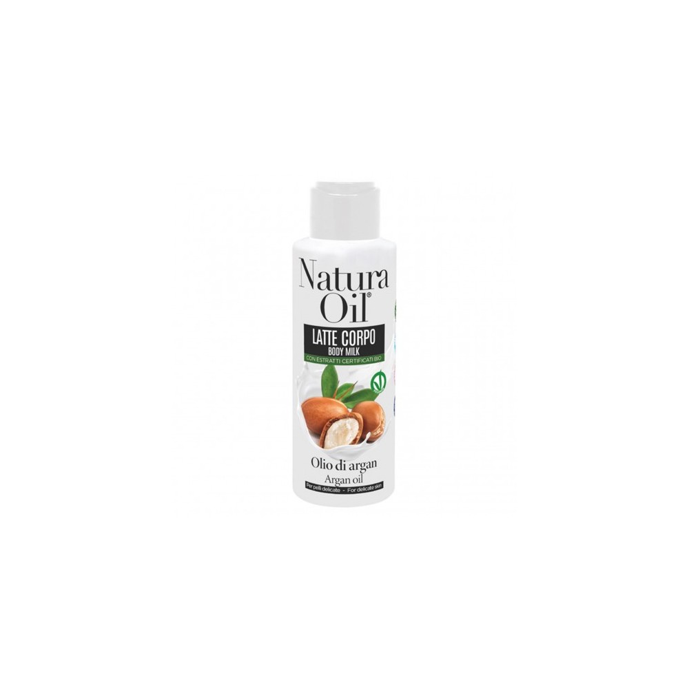 Natura Oil Olio Di Argan - Latte Corpo Con estratti certificati Bio 100 ml 