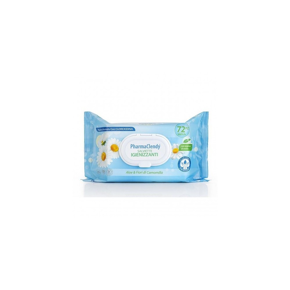 Clendy 72 Salviette Igienizzanti Con Clorexidina 
