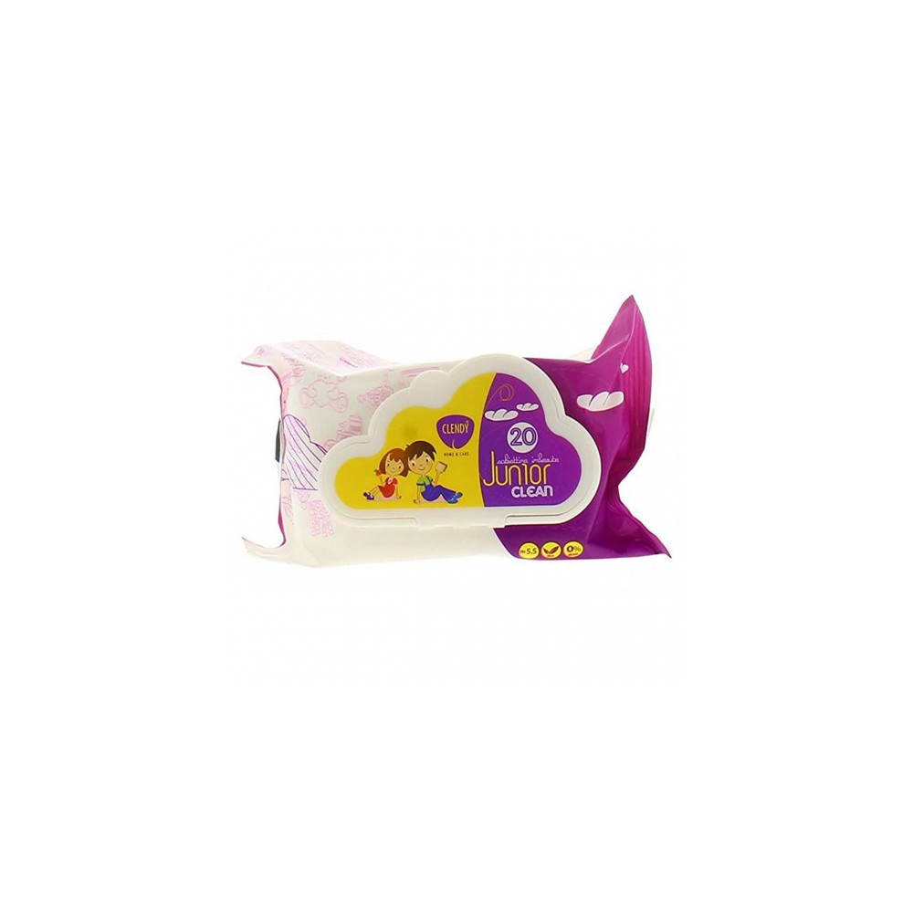 Clendy Junior Clean - 20 Salviettine Imbevute 