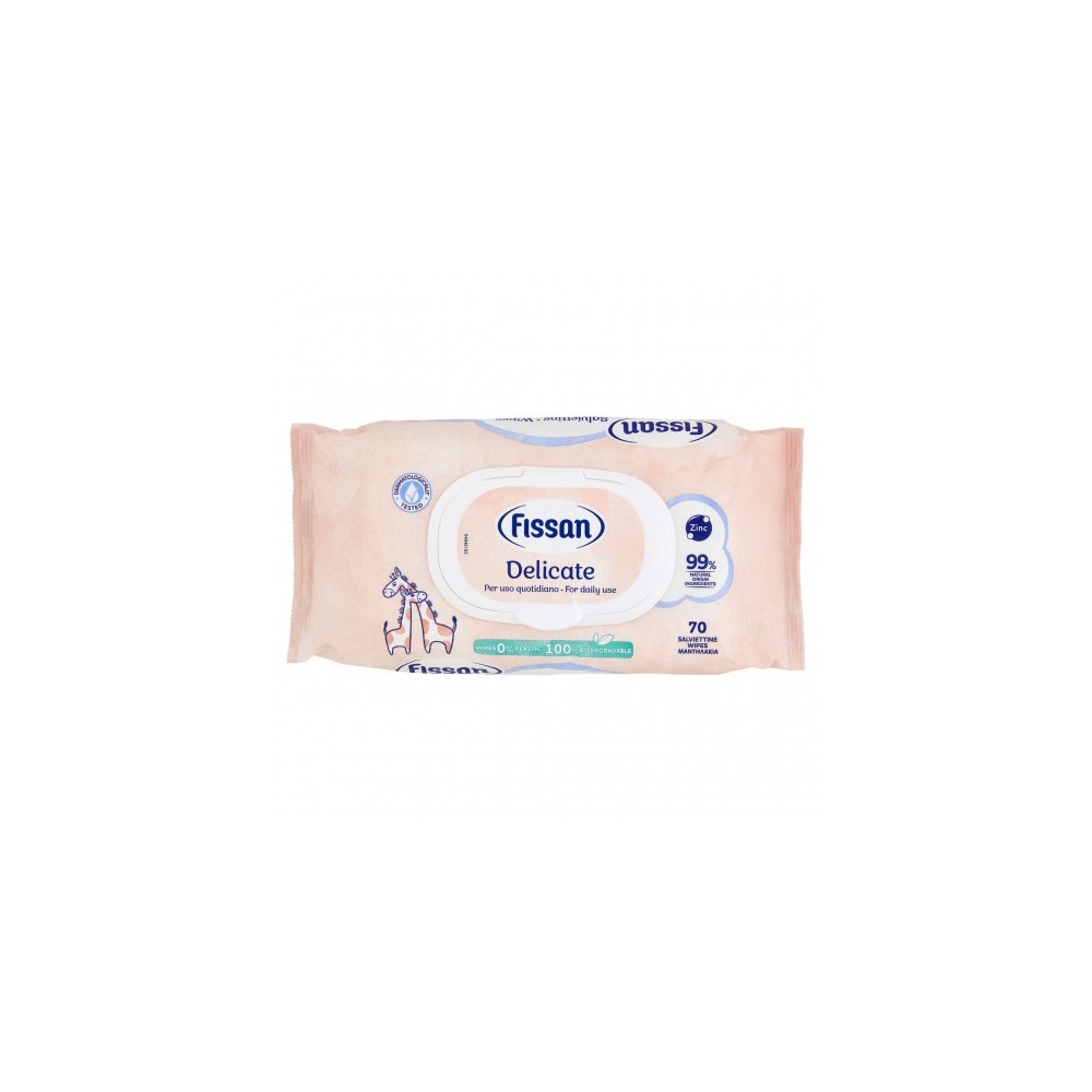 Fissan Delicate - 70 Salviettine per neonati 