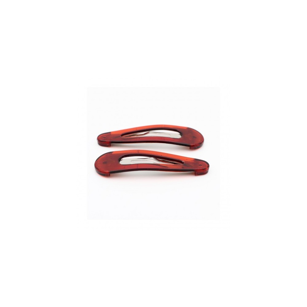 Ib Fashion Hair Clic Clac 042M - 2 Fermagli per capelli con presa sicura 