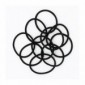 Ib Fashion Hair Elastic Sot 559N - 10 Elastici Neri
