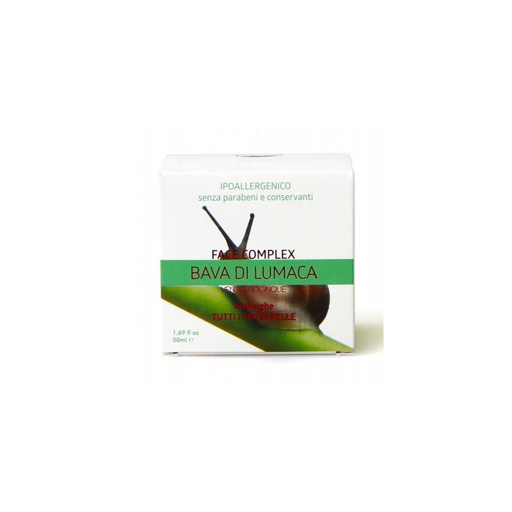 Face Complex Bava di Lumaca Ventizerocinque - Crema Antirughe Per Tutti I tipi di pelle 50 ml 