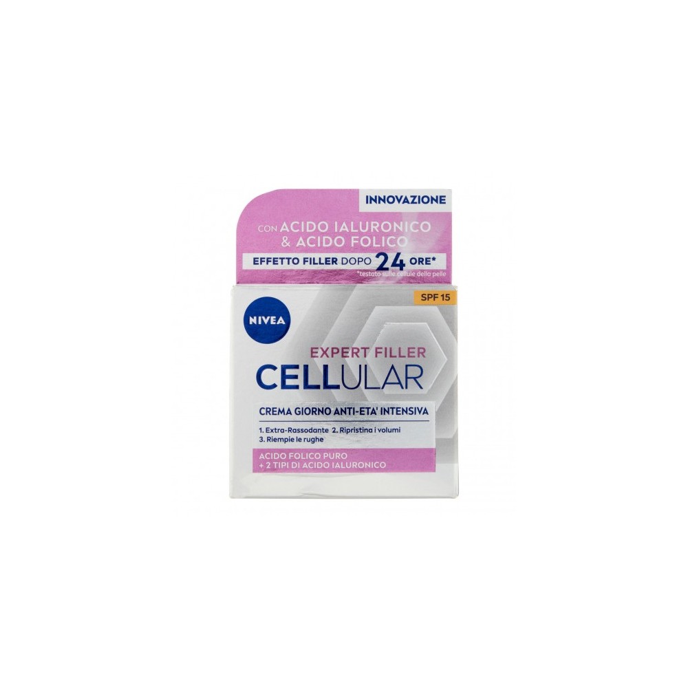 Nivea Cellular Expert Cellular Filler Spf15 - Crema Giorno Anti-Età  Intensiva 50 ml 